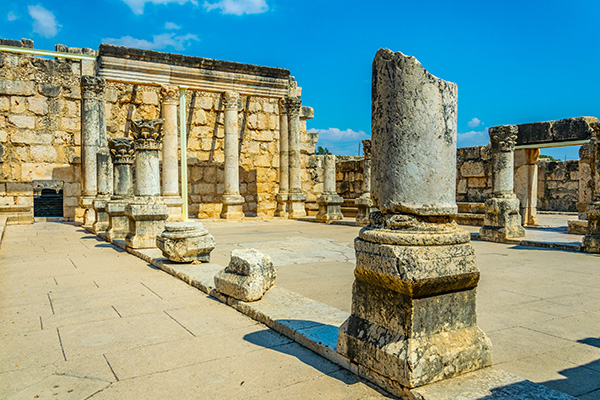 迦百農遺址、猶太會堂