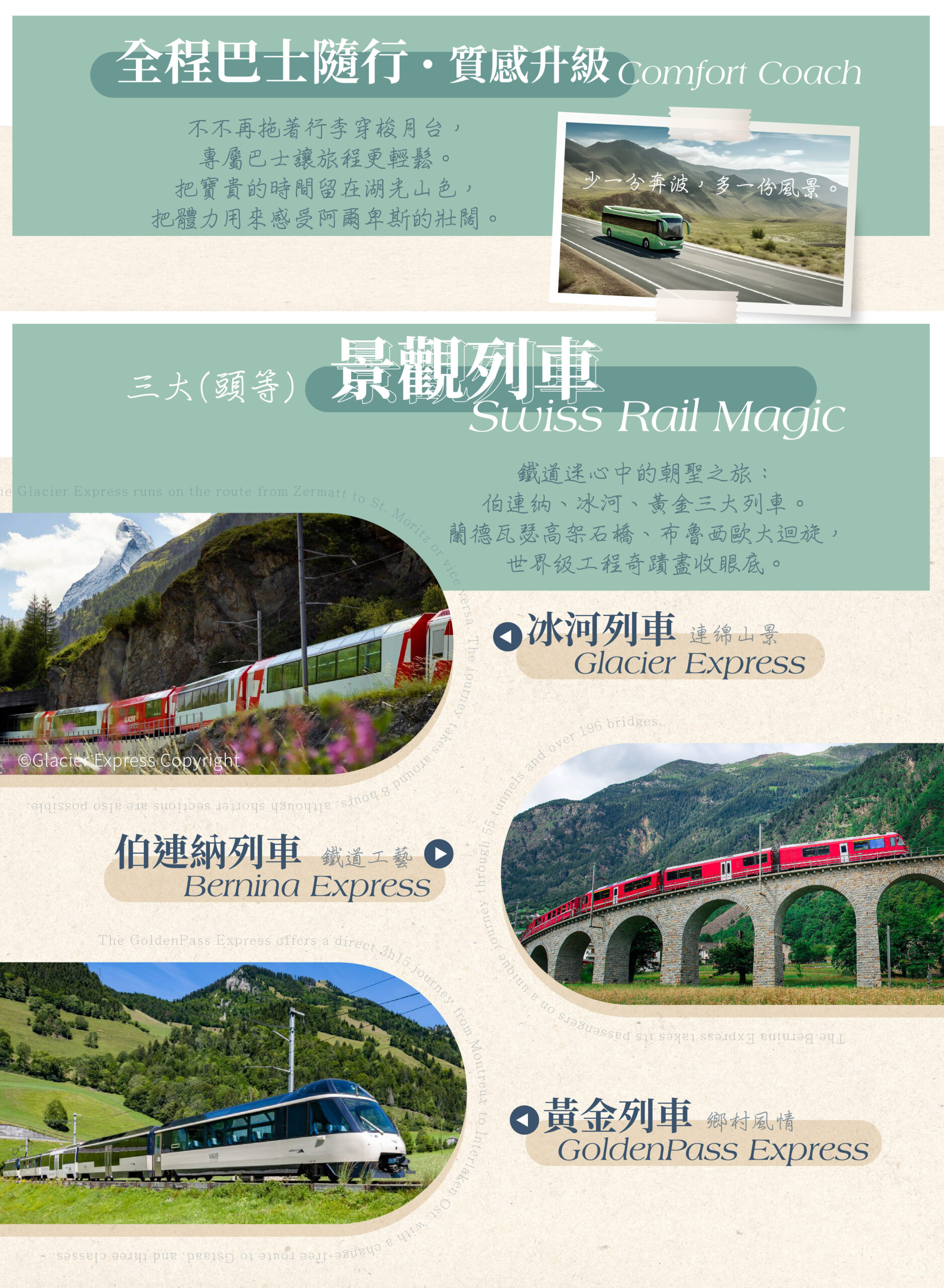 2026瑞士14天－行程特色｜展繹旅行社