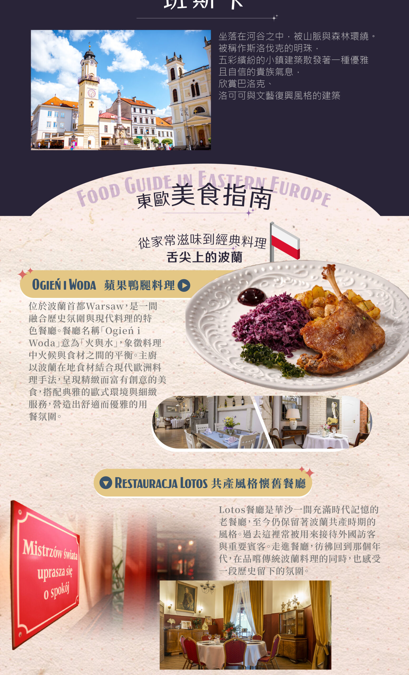 2026波蘭、斯洛伐克、匈牙利 13天－行程特色｜展繹旅行社