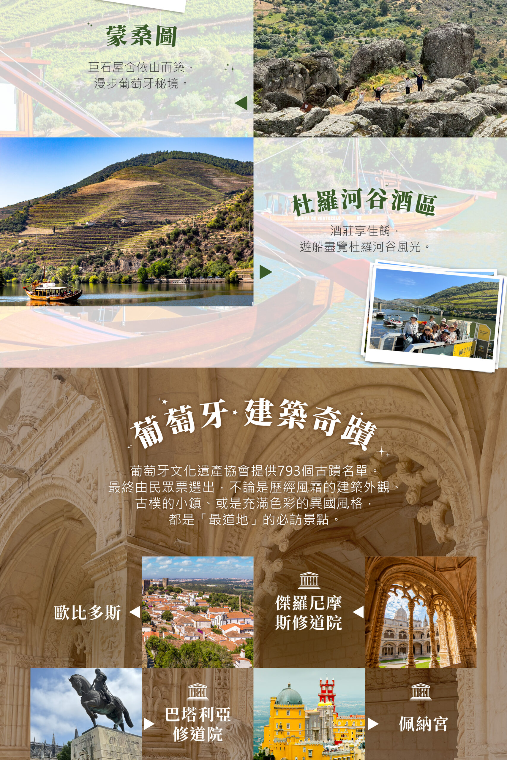 2027葡萄牙 單國深度 15天－行程特色｜展繹旅行社