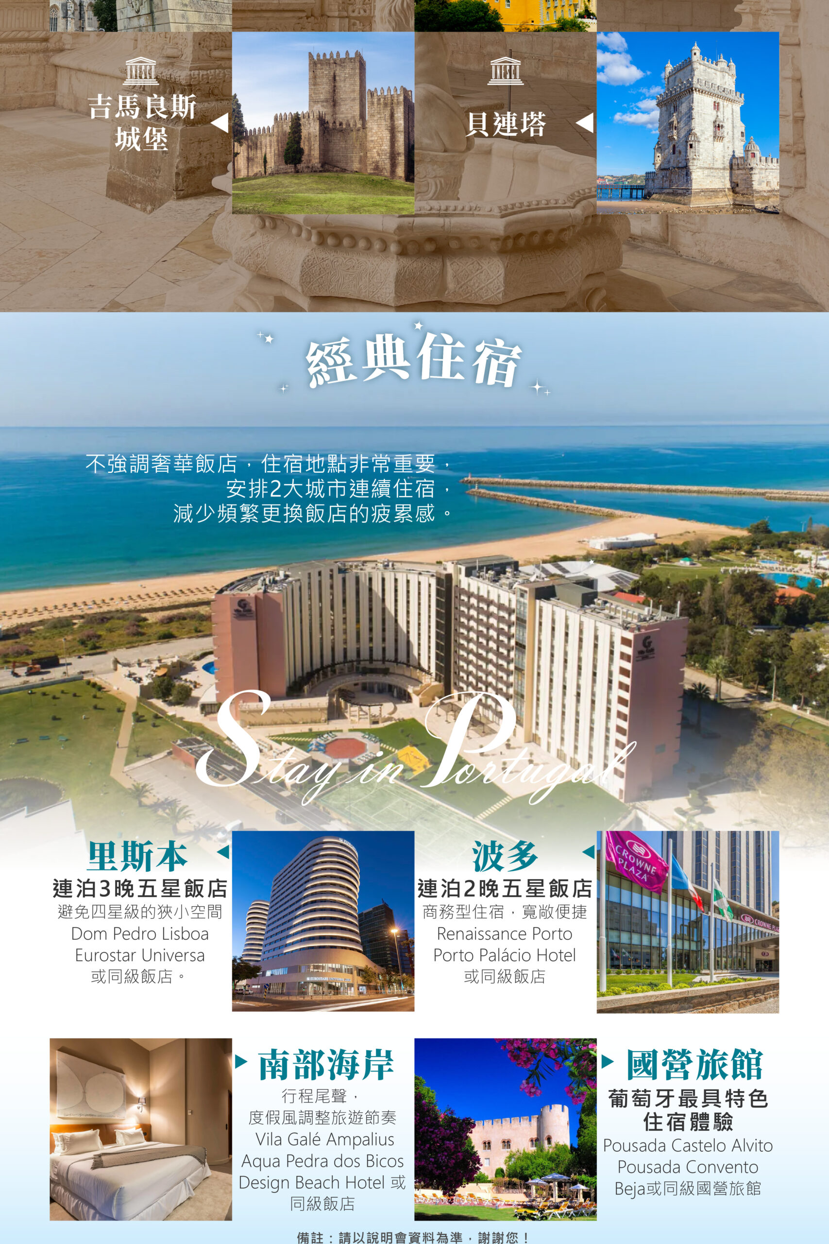2027葡萄牙 單國深度 15天－行程特色｜展繹旅行社